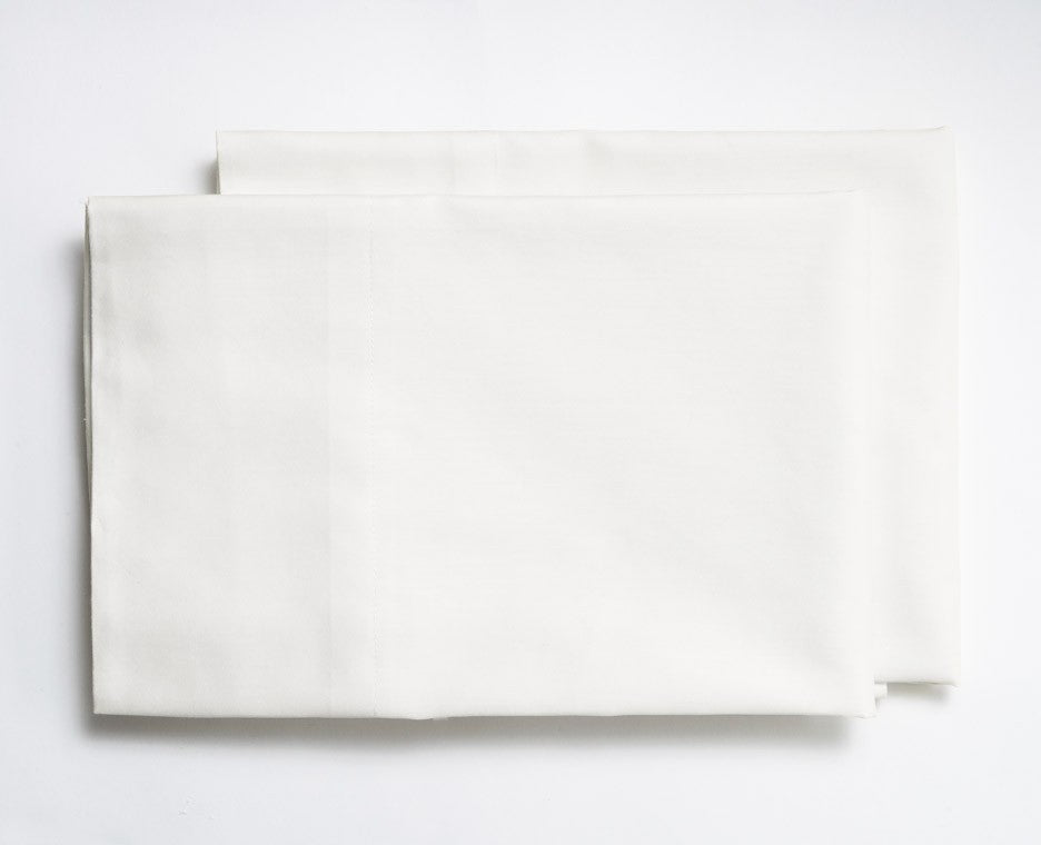 Organic Sateen Cotton Classic Pillowcase, Set of 2