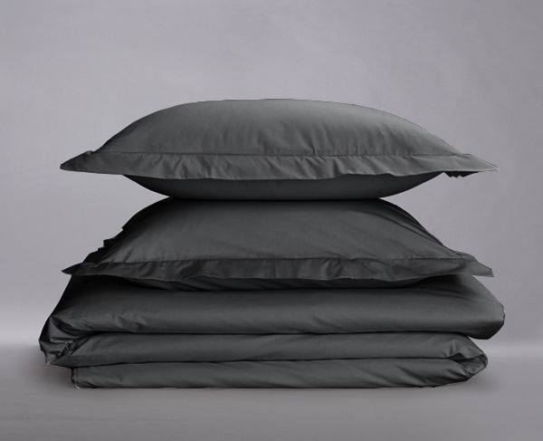 Organic Percale Cotton Duvet Cover Set