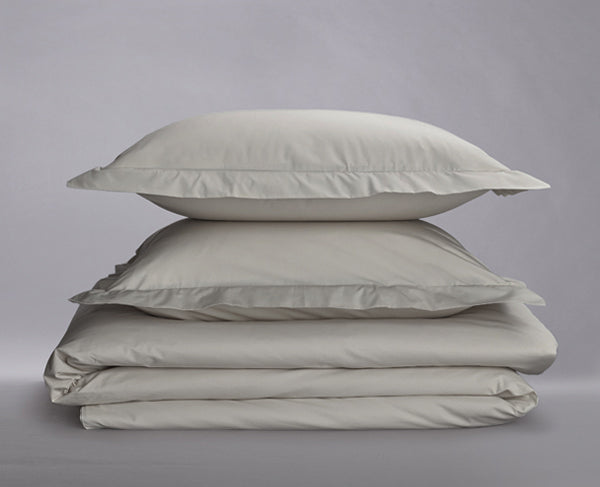 Organic Percale Cotton Duvet Cover Set