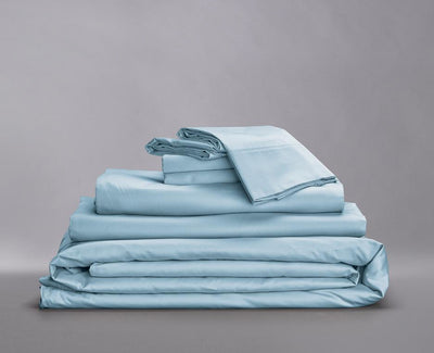 Organic Sateen Cotton Hemmed Bedding Bundle