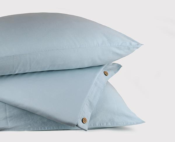 Organic Sateen Cotton Classic Pillowcase, Set of 2